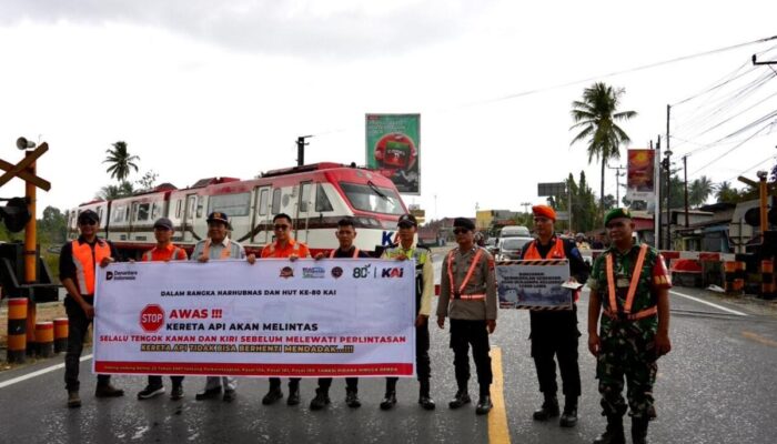 Sepanjang 2025, PT. KAI Sumbar Tutup 10 Perlintasan Liar