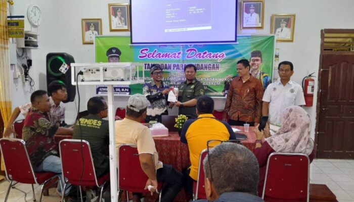 Desa Cubadak Mentawai Jadi Pelopor, Bentuk Posbankumdes Pertama di Pariaman Timur