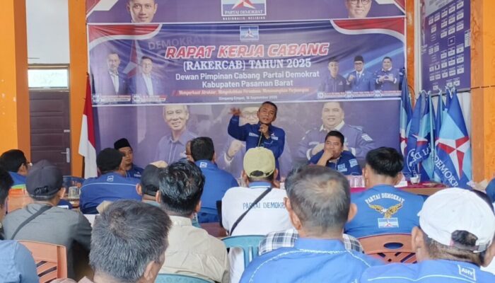 DPC Partai Demokrat Pasbar Gelar Rakercab