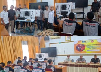 Bentuk Kepedulian, Tim PKM PNP Laksanakan Pengabdian di SMKN 1 Sumbar