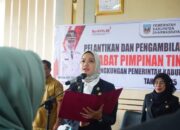 Mutasi Bergulir, Bupati Annisa Lantik 9 Pejabat Tinggi Pratama