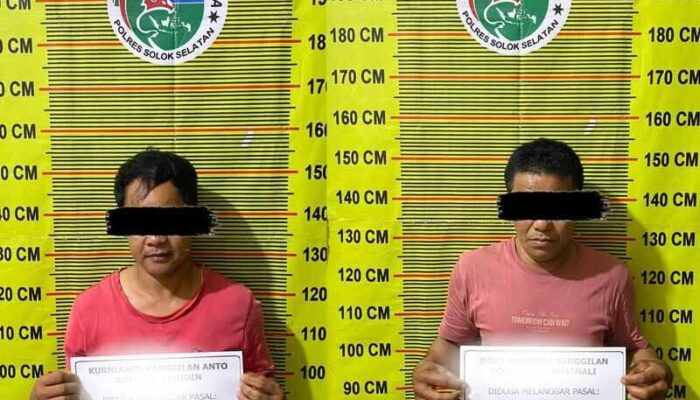 Polres Solok Selatan Gulung Jaringan Sabu di Sangir Jujuan, Dua Pengedar Ditangkap dengan Barang Bukti 16,5 Gram