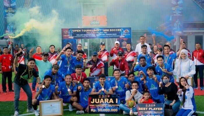Saga FC Juara Turnamen Mini Soccer Piala Panglima TNI 2025