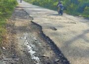 Warga Dharmasraya Harapkan Dana CSR PT AWB untuk Perbaiki Jalan yang Rusak