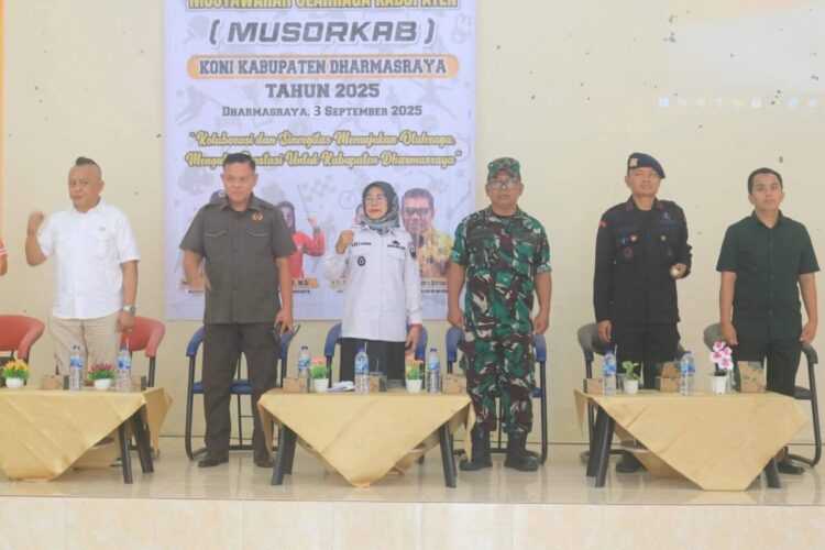 Suasana Musorkab Dharmasraya di SMKN 1 Koto Baru.ist