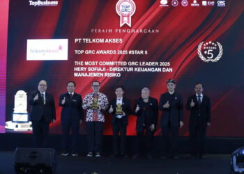 Buah Konsistensi dan Keunggulan Tata Kelola, Telkom Akses Pertahankan TOP GRC Award 2025