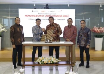 Telkomsat dan PT Len Industri (Persero) Tandatangani MoU untuk Perkuat Kolaborasi Pertahanan Berbasis Satelit