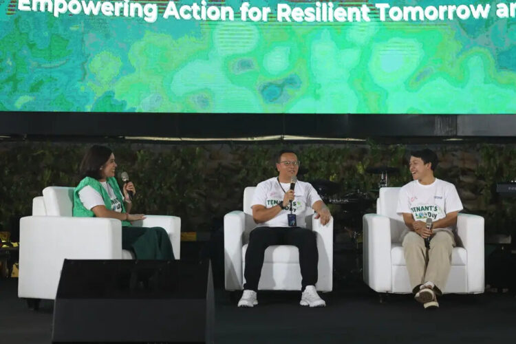 VP Sustainability Telkom Gunawan Wasisto Ciptaning Andri pada sesi talkshow mengenai isu pengelolaan sampah pada acara Tenant Day di The Telkom Hub, Telkom Indonesia pada (25/9).