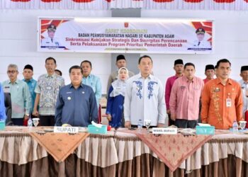 Bupati dan Wabup Hadiri Rakor Bamus se-Kabupaten Agam