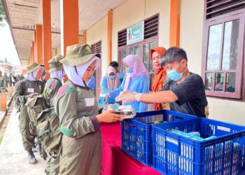 MBG Sistem Prasmanan Hadir di SMKN 1 Koto Baru Dharmasraya