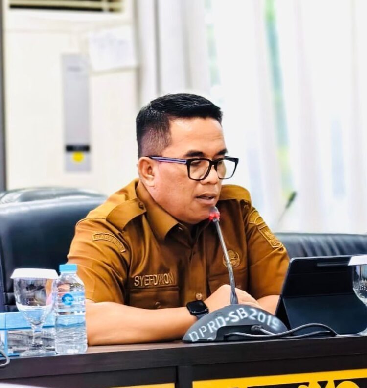 Kepala Bapenda Sumbarz Syefdinon
