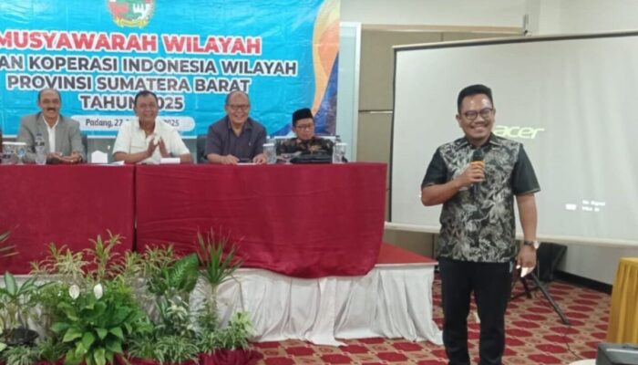 Gun Sugianto Resmi Jabat Ketua DEKOPIN Sumbar: Siap Perkuat Gerakan Koperasi di Ranah Minang