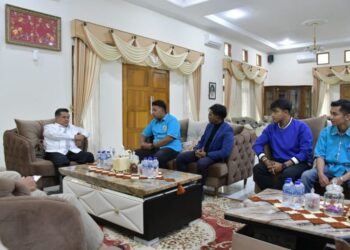 Bupati Agam Audiensi dengan Pengurus KNPI