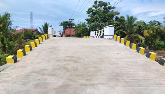 Jembatan Pasar Baru–Gurun Panjang Rampung, Akses Warga Bayang Kembali Lancar