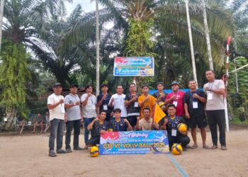 Turnamen Volly Ball D3B Cup 1 Nagari Koto Baru Pasbar Berjalan Sukses