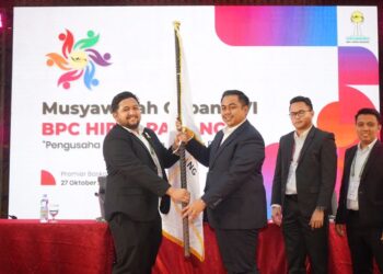 Sah, Wendoky Putra Basko Resmi Pimpin BPC HIPMI Kota Padang
