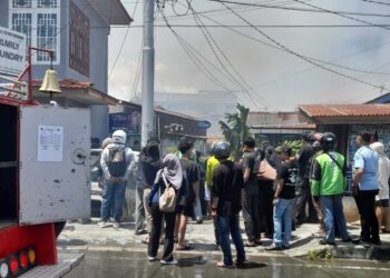 Kebakaran di Guguk Panjang Bukittinggi, Sejumlah Rumah dari Kayu Habis Dilalap Api