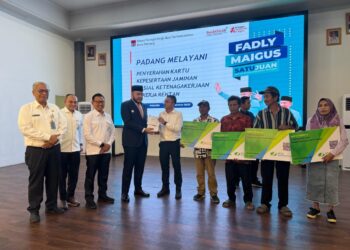 Pemko Padang Lindungi 3.000 Pekerja Rentan Lewat Program BPJS Ketenagakerjaan
