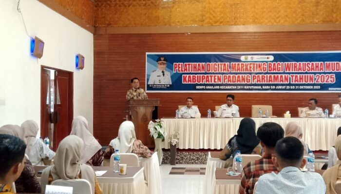 Pemkab Padang Pariaman Gelar Pelatihan Digital Marketing, Cetak Wirausaha Muda Tangguh di Era Digital