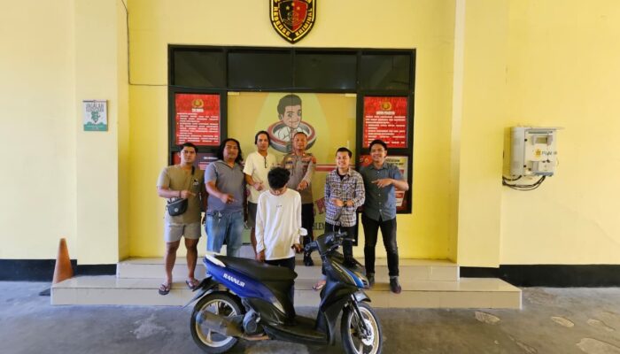 Polisi Ringkus Pelajar Curi Motor di Kamar Marbot Masjid Salido