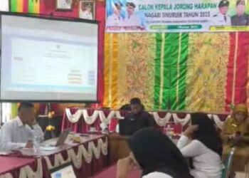 Nagari Sinuruik Pelopor Penggunaan CAT Seleksi Jorong