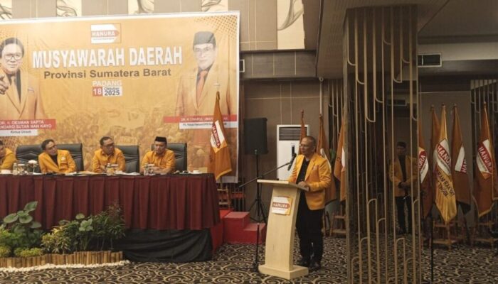 Edi Naswany  Pimpin Hanura Sumbar, Targetkan Peningkatan Jumlah Kursi di Legislatif