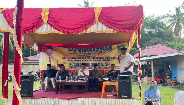 Zuldarfi Darma Sosaliasikan Perda No. 9 Tahun 2018 di Nagari Tigo Jangko