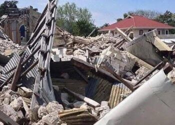 Dampak gempa di Filipina