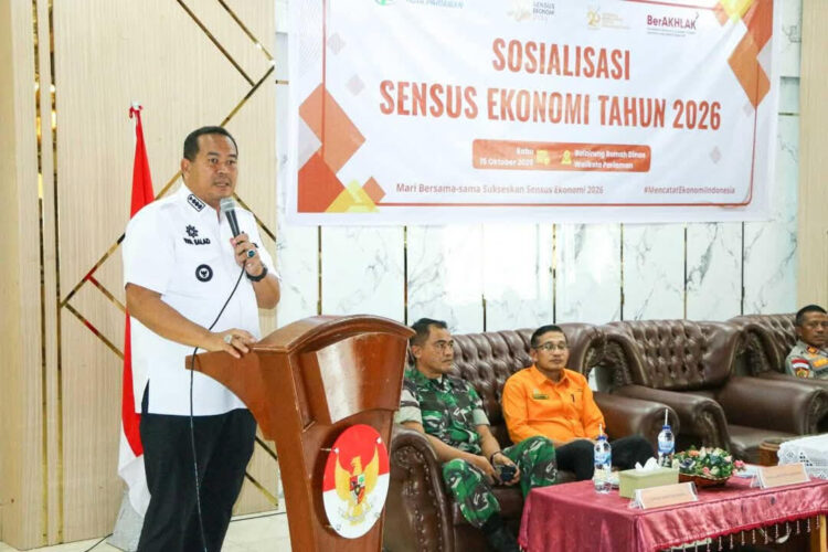 Kegiatan Sosialisasi SE 2026 di Balairung Pendopo Wali Kota Pariaman, Rabu (15/10).MITHA