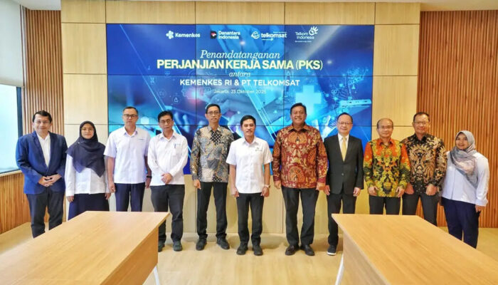 Telkomsat dan Kemenkes Jalin Kerja Sama, Dorong Pemerataan dan Digitalisasi Layanan Kesehatan berbasis AI