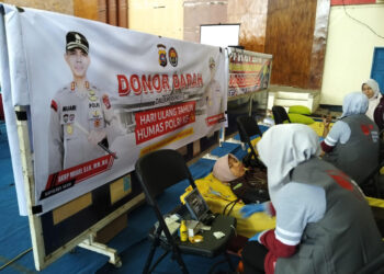 Polres dan IDI Agam Gelar Donor Darah dan Cek Kesehatan Gratis