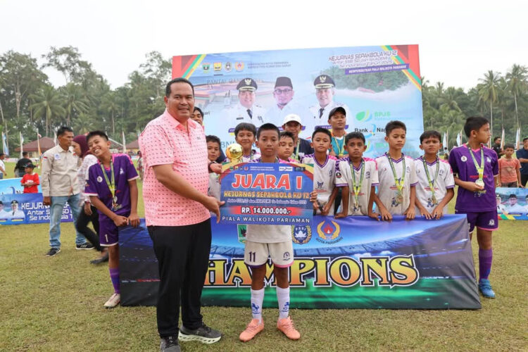 Kejuaraan Nasional (Kejurnas) Sepak Bola U-12 Pariaman. IST