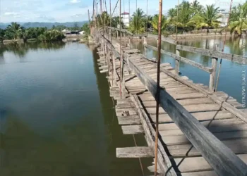 Setelah Tiga Tahun Rusak, Jembatan Gantung Padang Tae Akhirnya Diperbaiki Pemkab Pessel