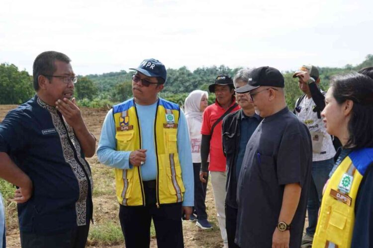 Tim Kementrian PU kunjungi Dharmasraya untuk meninjau persiapan pembangunan Sekolah Rakyat IST