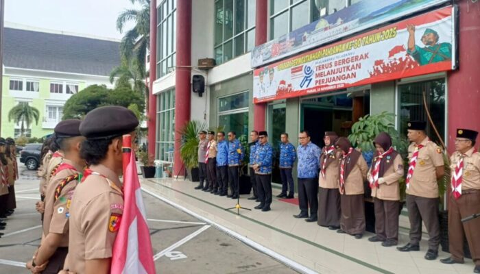 Wabup Pessel Lepas Kontingen Pramuka ke Raimuna Daerah VII Sumbar