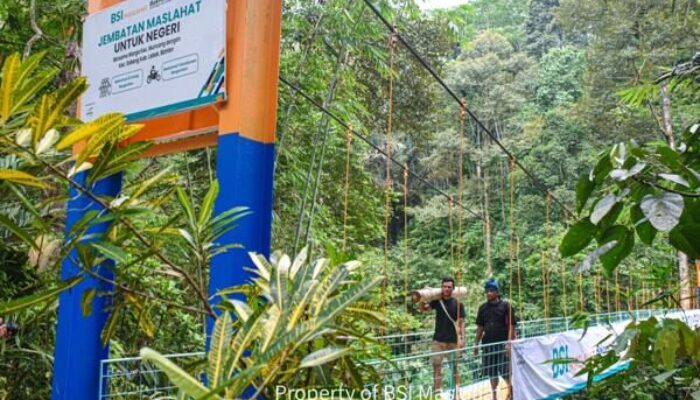 BSI Maslahat Resmikan Jembatan Maslahat untuk Negeri Bagi Masyarakat Baduy