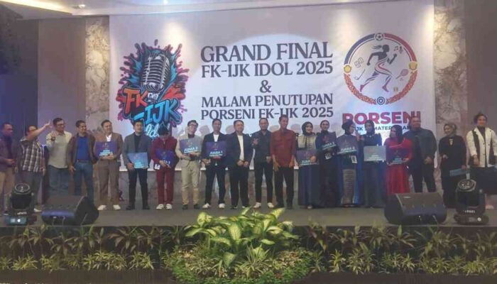Malam Puncak Porseni FK-IJK Sumbar, Asep dan Tasya Dinobatkan  sebagai FK-IJK Idol 2025