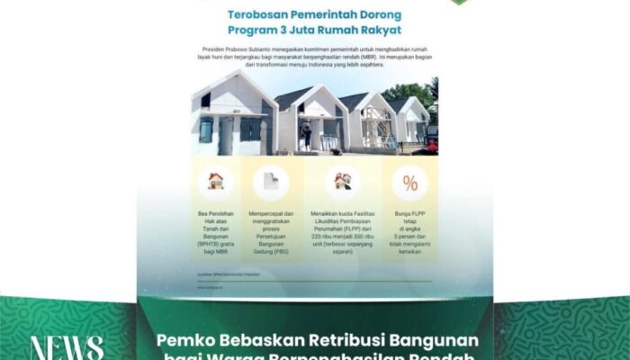 Pemko Padang Panjang Bebaskan Retribusi Bangunan bagi MBR
