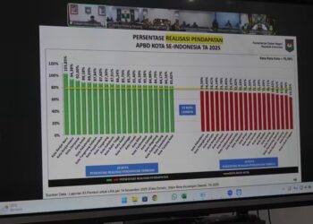 Padang Panjang Masuk 20 Kota dengan Realisasi Pendapatan Terbesar se-Indonesia
