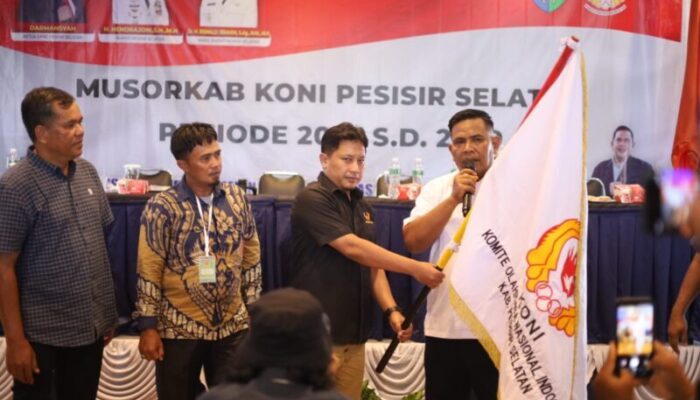 M. Adli Terpilih Aklamasi Pimpin KONI Pessel  Periode 2025–2029