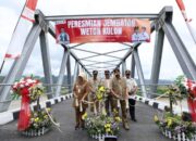 Kepala BNPB Resmikan Pembangunan Jembatan Weton Kulon yang Roboh Pascabanjir 2022
