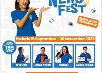 BRI NewsFest 2025 Beri Kesempatan  Kuliah S2 Gratis dan Hadiah Ratusan Juta