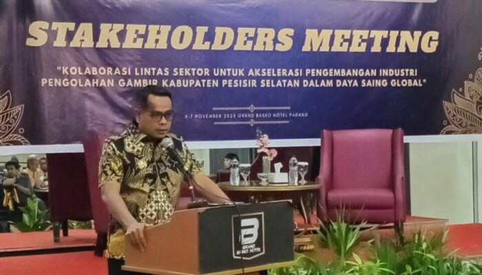 Gambir Pessel Menuju Kelas Dunia, Wabup Risnaldi Tegaskan Pentingnya Kolaborasi Lintas Sektor