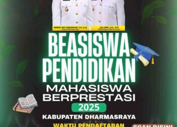 Melalui Program Bantuan Biaya Pendidikan 2025, Pemkab Dharmasraya Sediakan Beasiswa untuk Mahasiswa Berprestasi