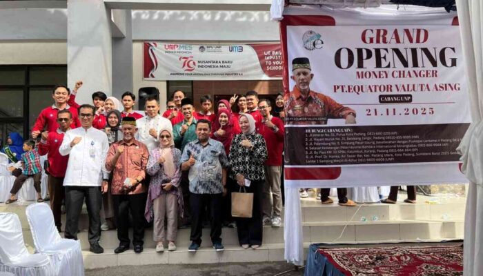 PT Equator Valuta Asing Resmi Buka Cabang Money Changer di UNP