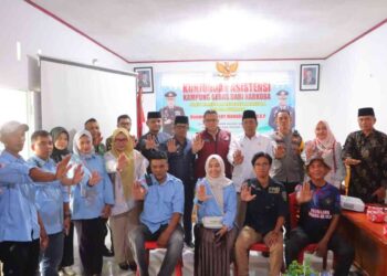 Polres Pessel Terima Kunjungan Dirresnarkoba Polda Sumbar di Posko Kampung Bebas Narkoba Sianik