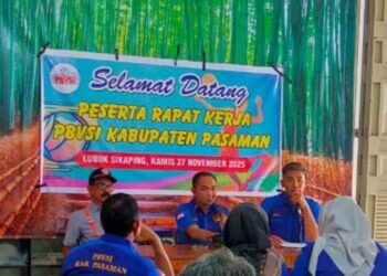 PBVSI Pasaman Gelar Rakerda 2025, Salamat Siap Maju sebagai Ketua KONI