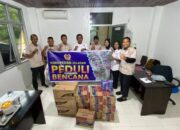 KONI Pessel Salurkan 114 Paket Sembako untuk Korban Banjir di Bayang