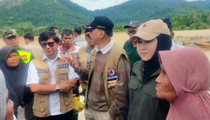 Lisda Hendrajoni Janji Perjuangkan Perbaikan Fasilitas dan Pemulihan Warga Korban Bencana