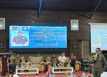 Satpol PP Padang Sosialisasikan Perda Trantibum